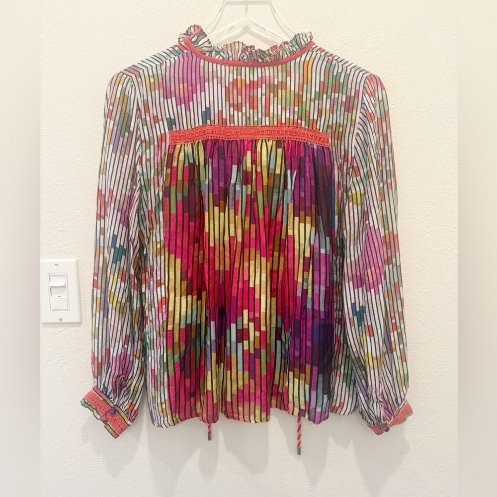 ANTHROPOLOGIE CONDITIONS APPLY Etienne Peasant Top - Picture 3 of 10